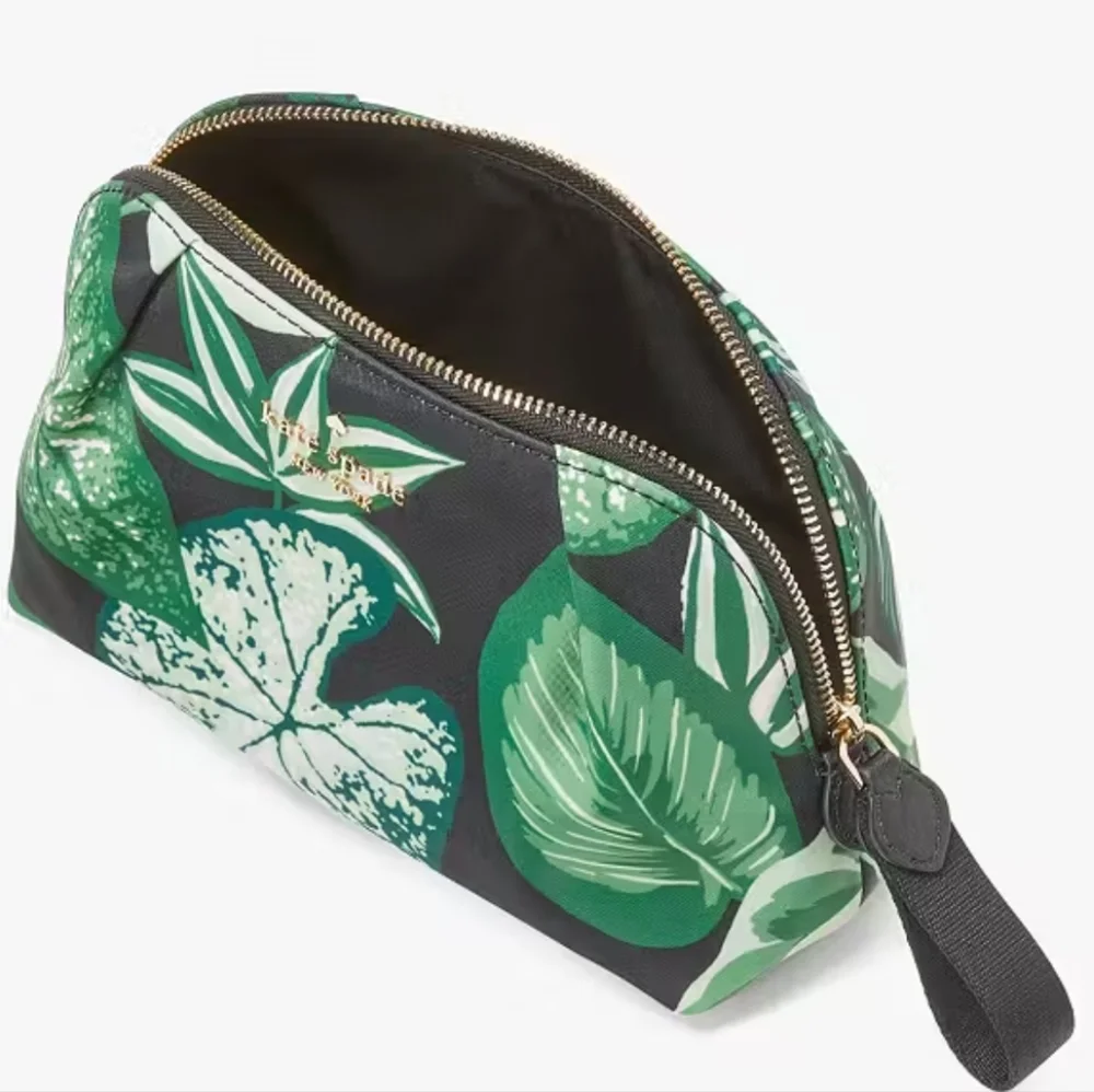 Kate Spade Chelsea Fern Foliage Cosmetic Bag KH748